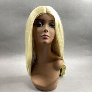 Moira Long Straight #613 Platinum Blonde Premium Synthetic Lace Part Wig
